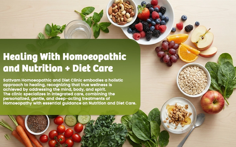 Healing With Homoeopathic and Nutrition + Diet Care